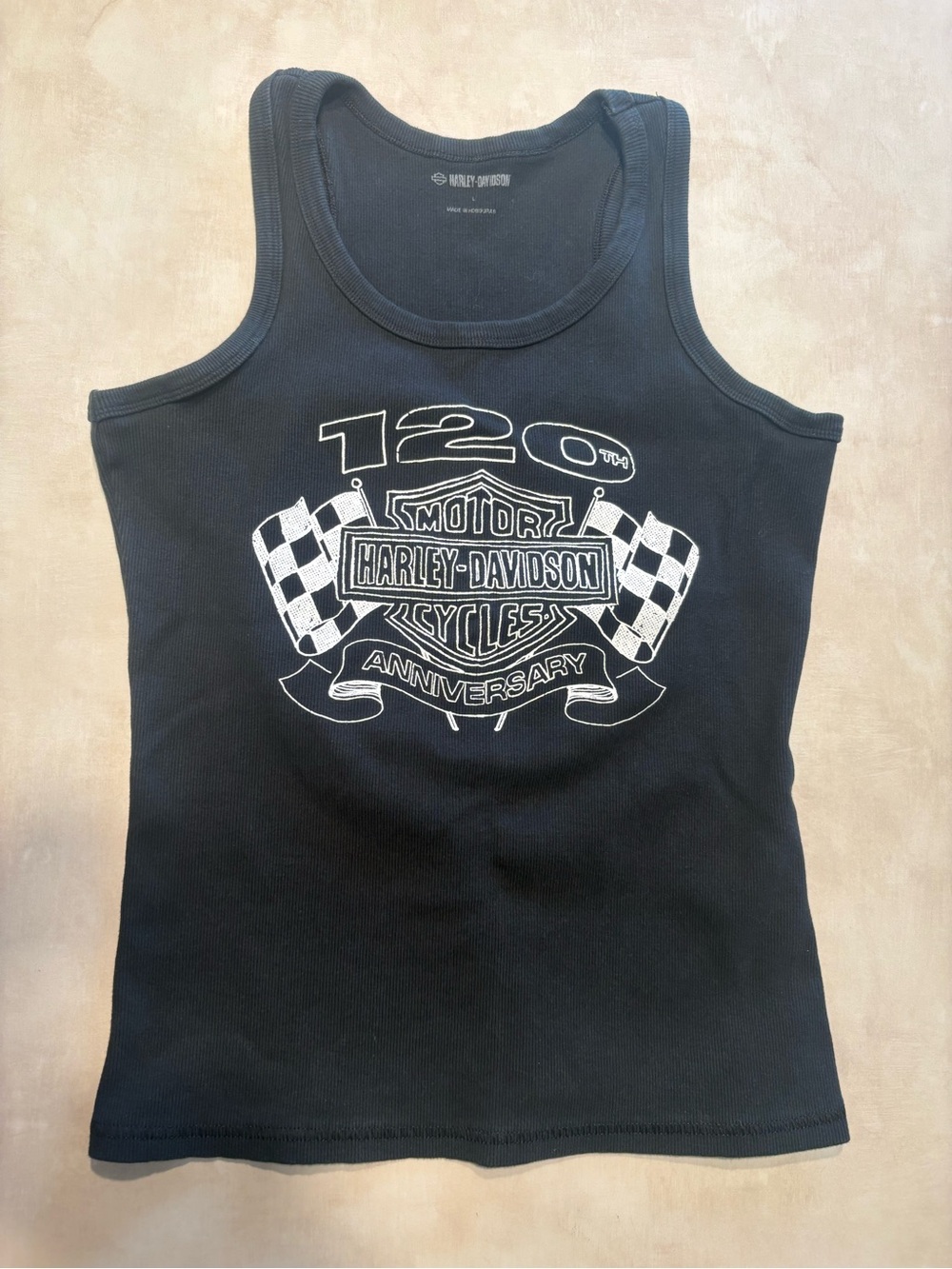 Harley-Davidson Black Women’s 120th Anniversary Graphic Tank Top